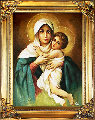Religion Maria artisanat Image à l'huile photo photos image cadre photos G02535
