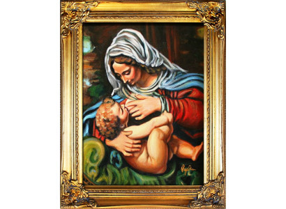 Religion Maria Artisanat Image peinture peinture à l'huile cadre images G04117