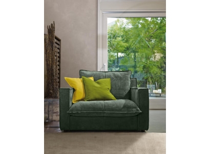 Fauteuil Rembourrage Meubles Conception Détente Meubles Vert Salon de luxe Un seul siège Prianera