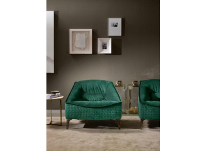 Fauteuil simple de luxe Une place 1place Siège rembourré Designer Textile Moderne en tissu de siège