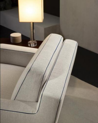 Fauteuil 1 place en textile de salon de luxe Prianera nouveau design de fauteuil moderne nouveau