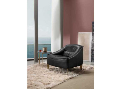 Revêtement de fauteuil à sièges Design moderne Fauteuil en cuir Détente Salon de luxe Salle de séjour
