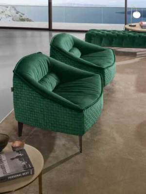 Design de meubles de luxe Fauteuil classique Fauteuil de design moderne Textile Salon nouveau