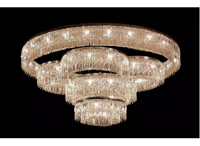 Lustre pour le hall d'entrée en cristal luisant neuf Espace intérieur Luxueux nouveau