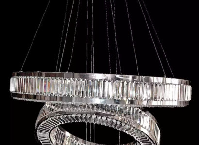 Lampe de plafond en argent Style Luminaires de plafond Luminaire de salon Lampe 120x175