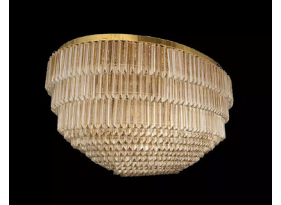 Lustre plafond nouvelle pièce luxueuse couleur or style moderne