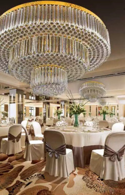 Lustre Salon Lampe suspendue Lumières Plafonnier Lustre en cristal