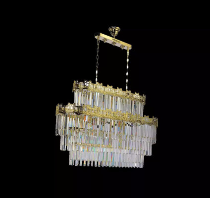 Lustre moderne Or Suspension Salon Luxe