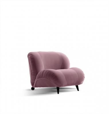 Fauteuil une place de luxe rembourré Mobilier Salon Fauteuil une place en tissu Lounge