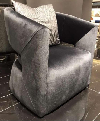 Fauteuil Fauteuil Cocktail Rembourrage Fauteuil Simple Luxe Fauteuil Club Gris