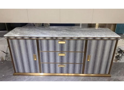 Meuble de salon Buffet en bois Armoire de luxe blanche Moderne neuve