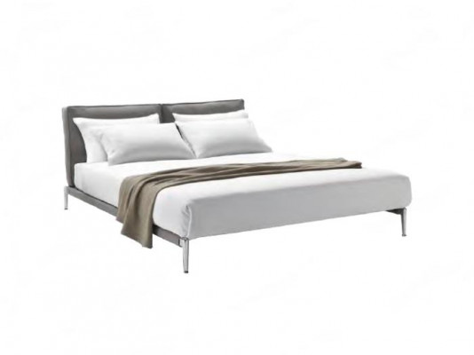 Conception de lit Lit double Lits de luxe Rembourrage Mobilier de chambre nouveau