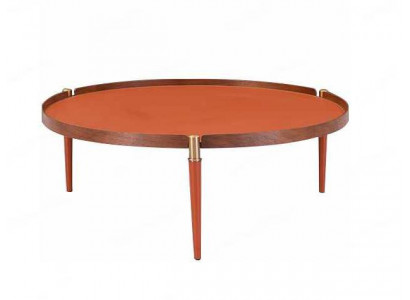 Table basse Salon Mobilier de luxe Design moderne Table Orange Tables basses