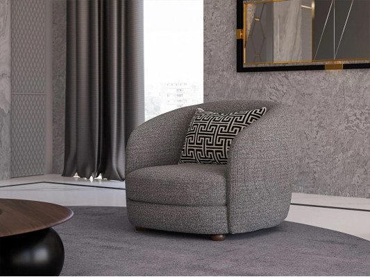 Meubles modernes Fauteuil Siège rembourré Mobilier de designer Tissu neuf