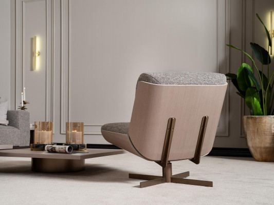 Ensemble de salons Fauteuil Armoire TV Buffet Tables basses Bois Beige 6 pièces