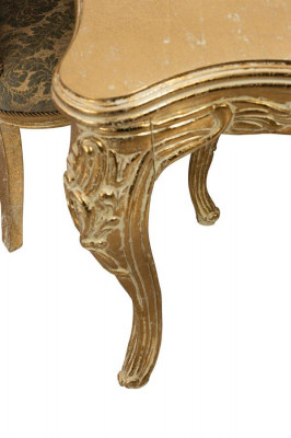 Luxe Salle à manger Ensemble Chaise 6x Buffet Miroir Groupe de salle à manger Complet