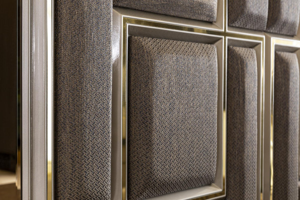 Lit marron Élégant Conception de Chambre Belle Lits Doubles de Luxe