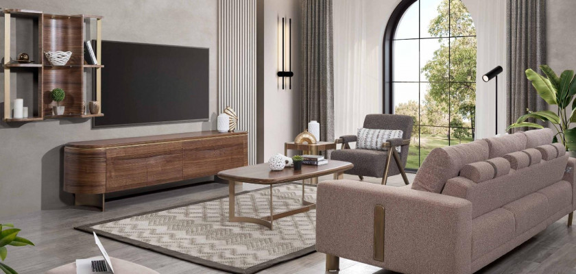 Meubles design modernes Étagères murales TV Lowboard Armoire murale Armoire suspendue Meubles en bois
