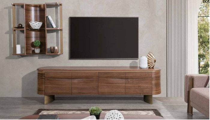 Meubles design modernes Étagères murales TV Lowboard Armoire murale Armoire suspendue Meubles en bois