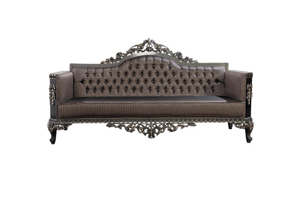 Canapé 3 places en textile Grand mobilier Salon Classique nouveau Canapé en polyester