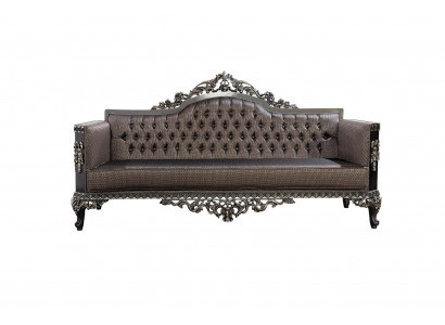 Canapé 3 places en textile Grand mobilier Salon Classique nouveau Canapé en polyester