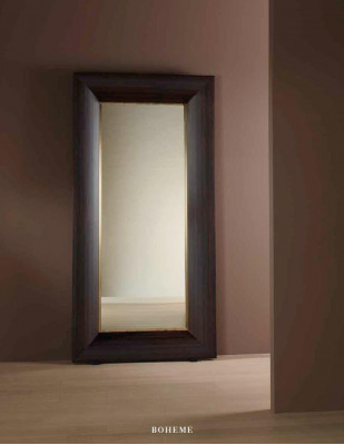 Miroir Miroir mural Miroir de couloir Salle de bains Couloir Mur en bois Collection Bellavista