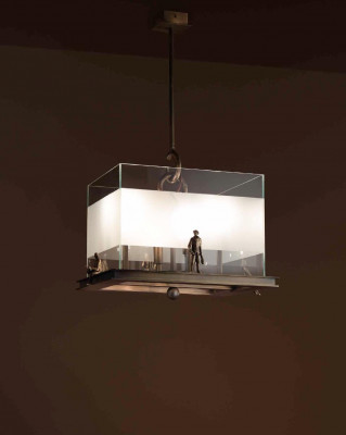 Lampe de plafond Salon Chambre Lustre Lumières Laiton