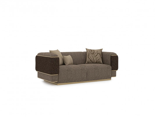 Ensemble de canapé 4 pièces en tissu, canapé trois places, fauteuil rembourré neuf, canapé deux places.