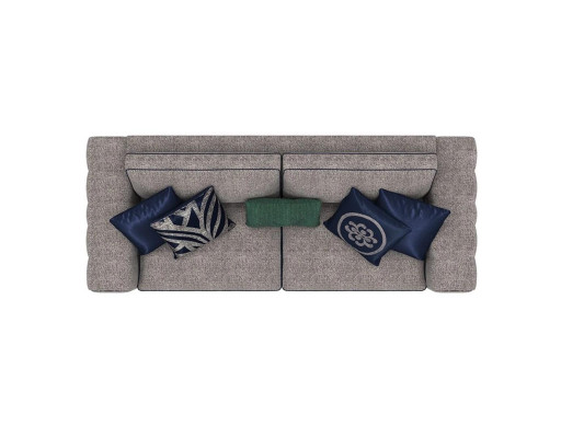 Canapé gris moderne de luxe Salon Mobilier Rembourrage des meubles de salle de séjour