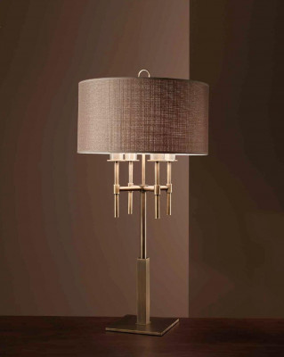Lampe de table en métal pour chambre à coucher Salon Veilleuse Style Moderne