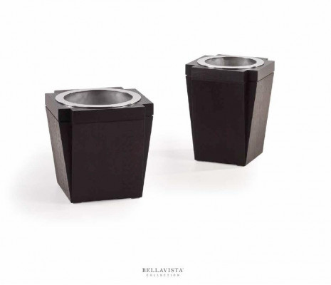 Poterie de fleur décoration intérieure salon imitation chêne moka tacheté nouvel
