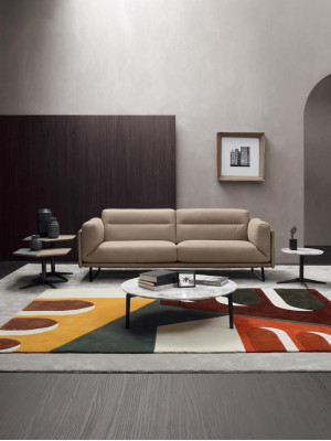 Ensemble de canapés Canapé Rembourrage Canapé en cuir Mobilier italien Canapé Prianera