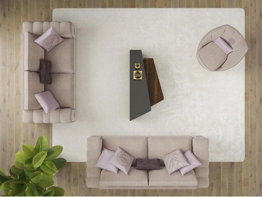 Meubles de luxe Ensemble de canapé Complet avec table basse Salon Set 5 pièces