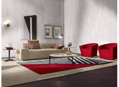 Ensemble de canapés Sofa Luxury Suite Canapés Fauteuil 311 places Ensemble moderne Beige de design