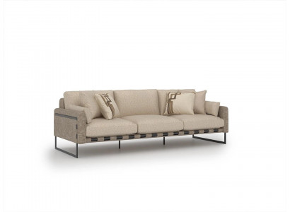 nouveau canapé trois places beige meuble rembourré canapé salon design de luxe