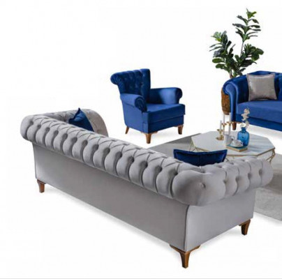 Salon Fauteuil de Luxe Une Place Moderne Fauteuil Cocktail Meubles Rembourrés