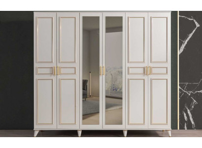 Armoire blanche armoire en verre Chambre Designer Meubles en bois neuf