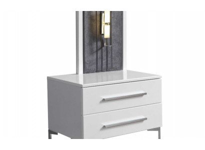 Tables de chevet en bois blanc Designer exclusif r Table de chevet Mobilier de chambre