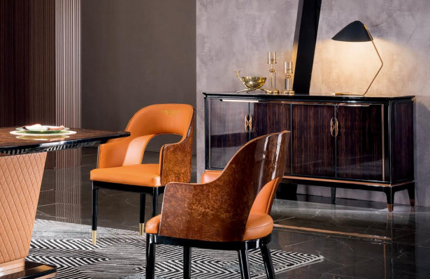 Moderne Esstisch Holztisch Holz Design Tische Leder Tische Esszimmer  Moderne table à manger Table en bois Conception de bois Tables en cuir Salle à manger