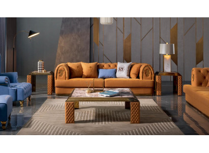 Trois places Canapé Rembourrage Design Canapé Moderne Sièges Canapés Mobilier de Salon