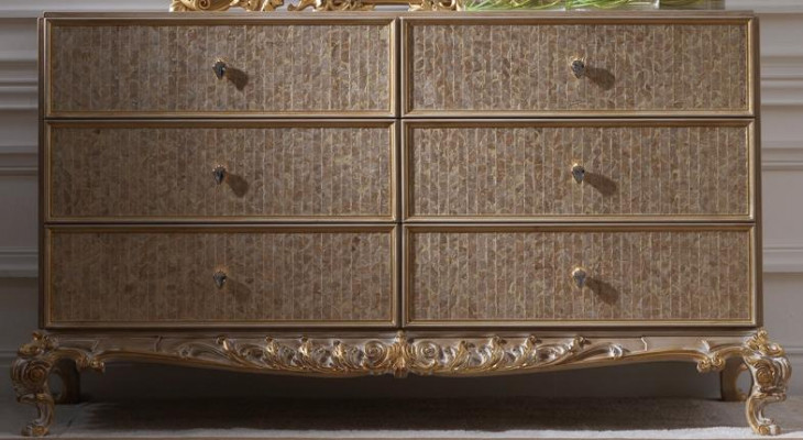 Commode Salon Commodes Tiroirs Bois Buffet Armoire Armoires Solide