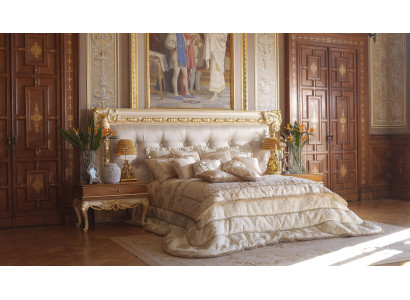 Lit Chesterfield Lits doubles de luxe Mobilier italien Agencements Boiserie