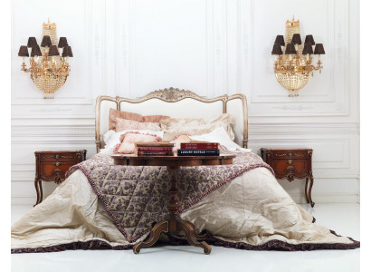 Lit double Chesterfield classique lit lit mobilier de luxe italien ameublement
