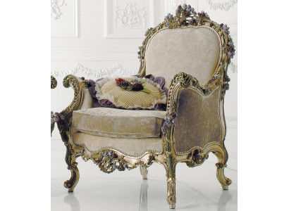 Fauteuil Bibliothèque Fauteuil de Lecture Fauteuil Aile Canapé Tapisserie de Siège Mobilier Italien de Luxe
