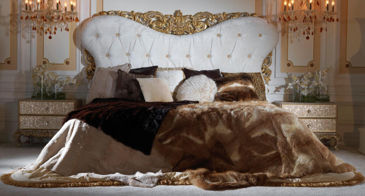 Chesterfield lit tête de lit lits rembourrage hôtel meubles ameublement italien