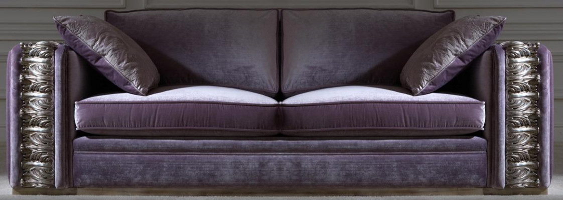 Canapé 3 places canapé design Canapés Rembourrage Textile Détente Meubles classiques Canapé