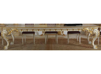 Table à manger Salle à manger Salon Table en bois Design Meubles en bois massif Tables Italie