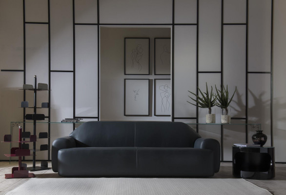 Canapé Salon Mobilier Trois Places Canapés Cuir Italien Luxe Tapisserie
