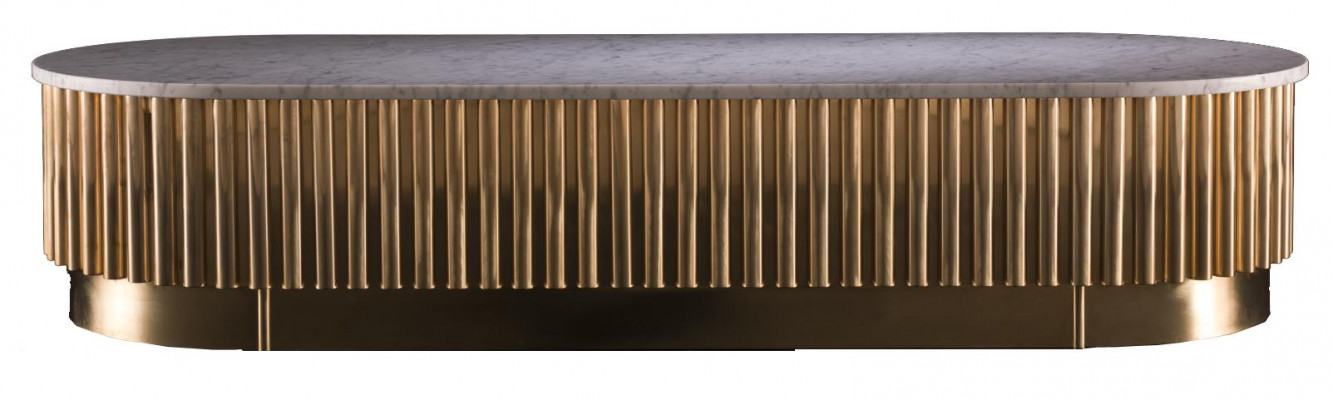 Table basse design Table de salon Tables Mobilier de luxe Table de chevet Marbre Métal
