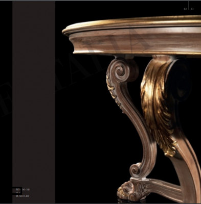 Table à manger Salle à manger moderne Salon Cuisine Tables Design Table Ronde Baroque